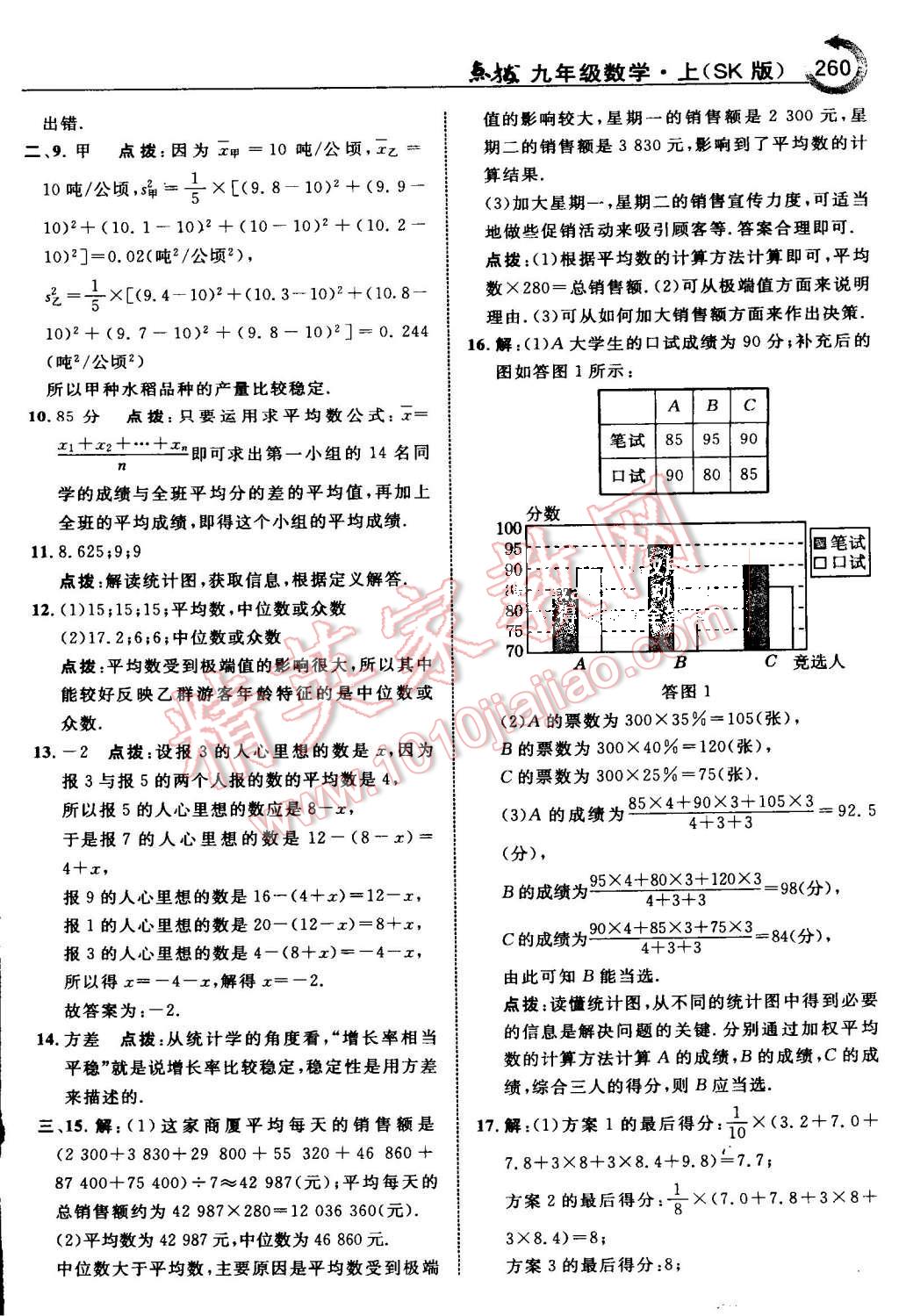 2015年特高級(jí)教師點(diǎn)撥九年級(jí)數(shù)學(xué)上冊(cè)蘇科版 第68頁