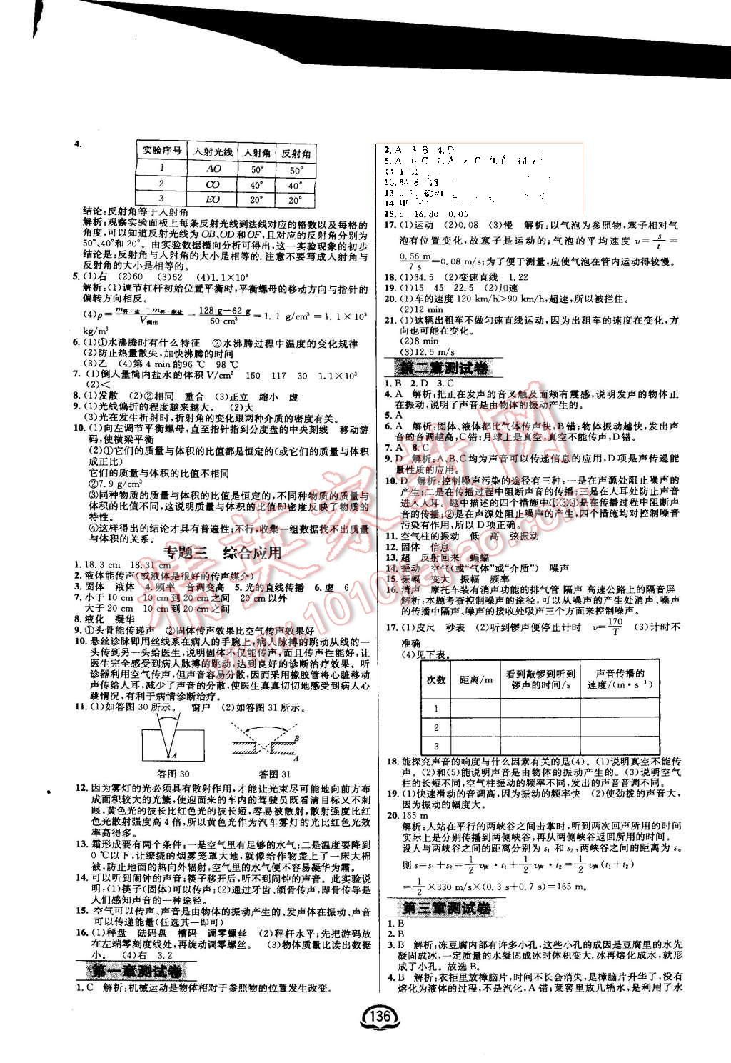 2015年鐘書金牌新教材全練八年級(jí)物理上冊(cè)人教版 第14頁(yè)