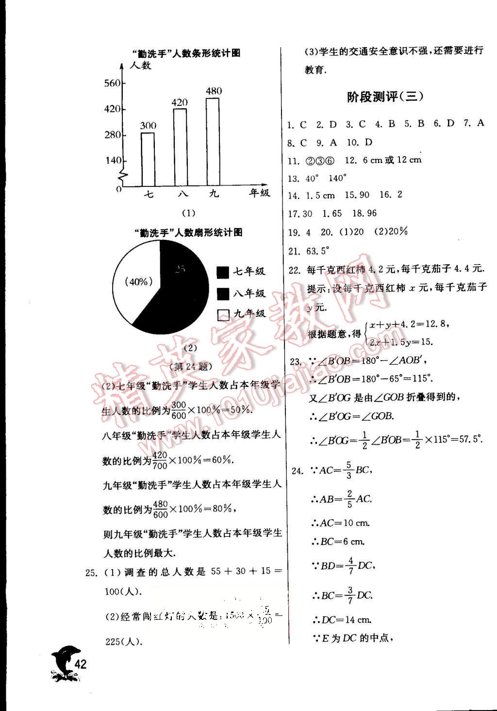 2015年實驗班提優(yōu)訓(xùn)練七年級數(shù)學(xué)上冊滬科版 第46頁