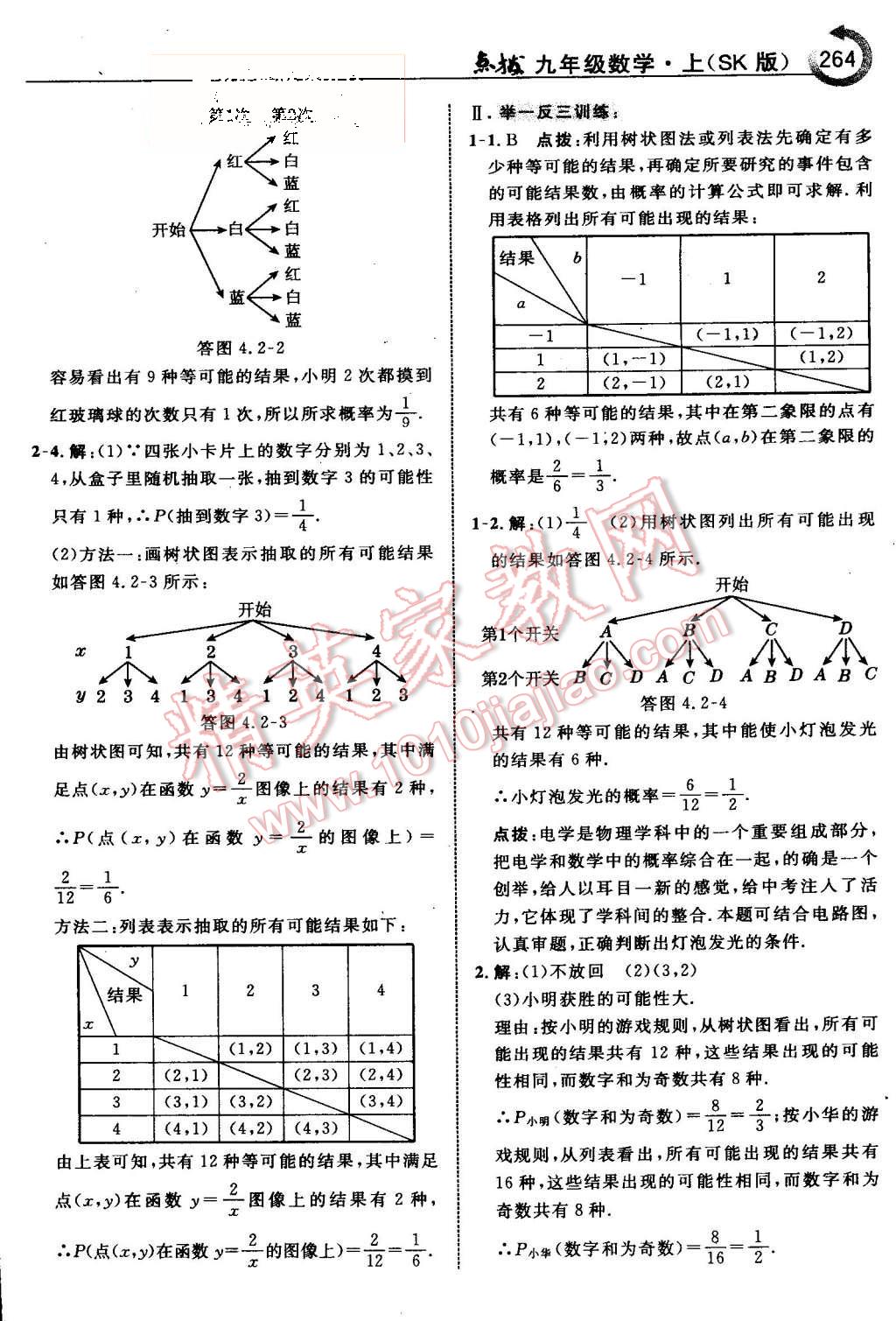 2015年特高級教師點撥九年級數(shù)學上冊蘇科版 第72頁