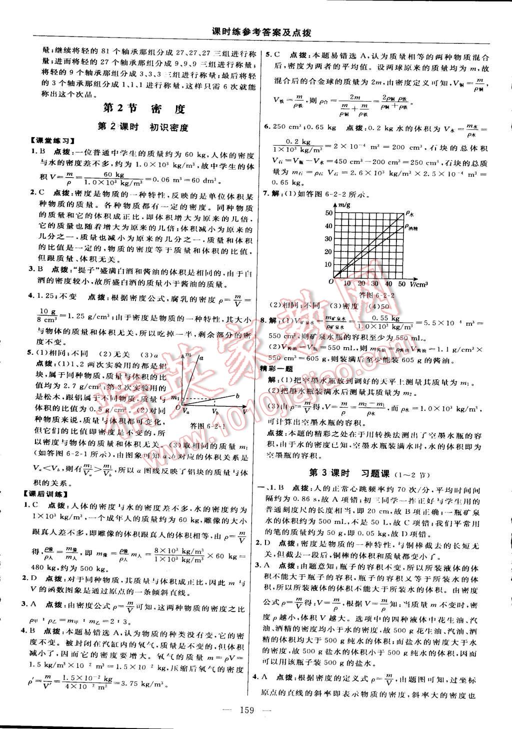 2015年點(diǎn)撥訓(xùn)練八年級(jí)物理上冊(cè)人教版 第33頁(yè)