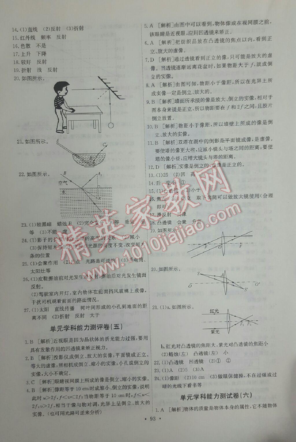 2012年能力培养与测试八年级物理上册人教版 第19页