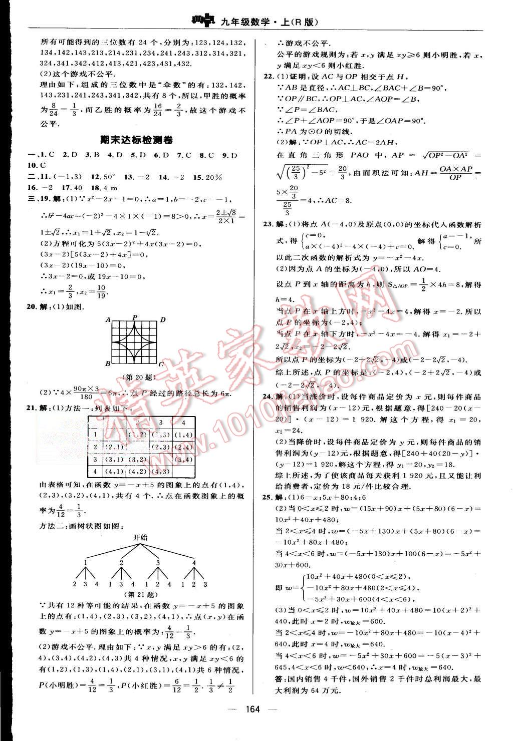 2015年綜合應(yīng)用創(chuàng)新題典中點(diǎn)九年級(jí)數(shù)學(xué)上冊(cè)人教版 第4頁