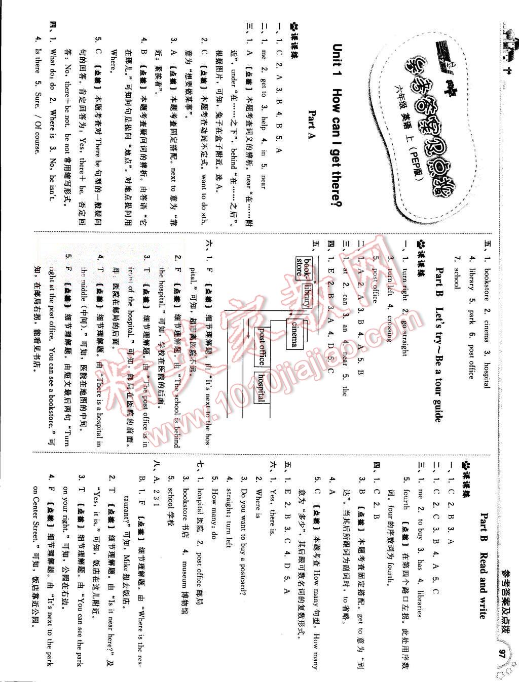 2015年綜合應(yīng)用創(chuàng)新題典中點(diǎn)六年級(jí)英語上冊(cè)人教PEP版 第1頁