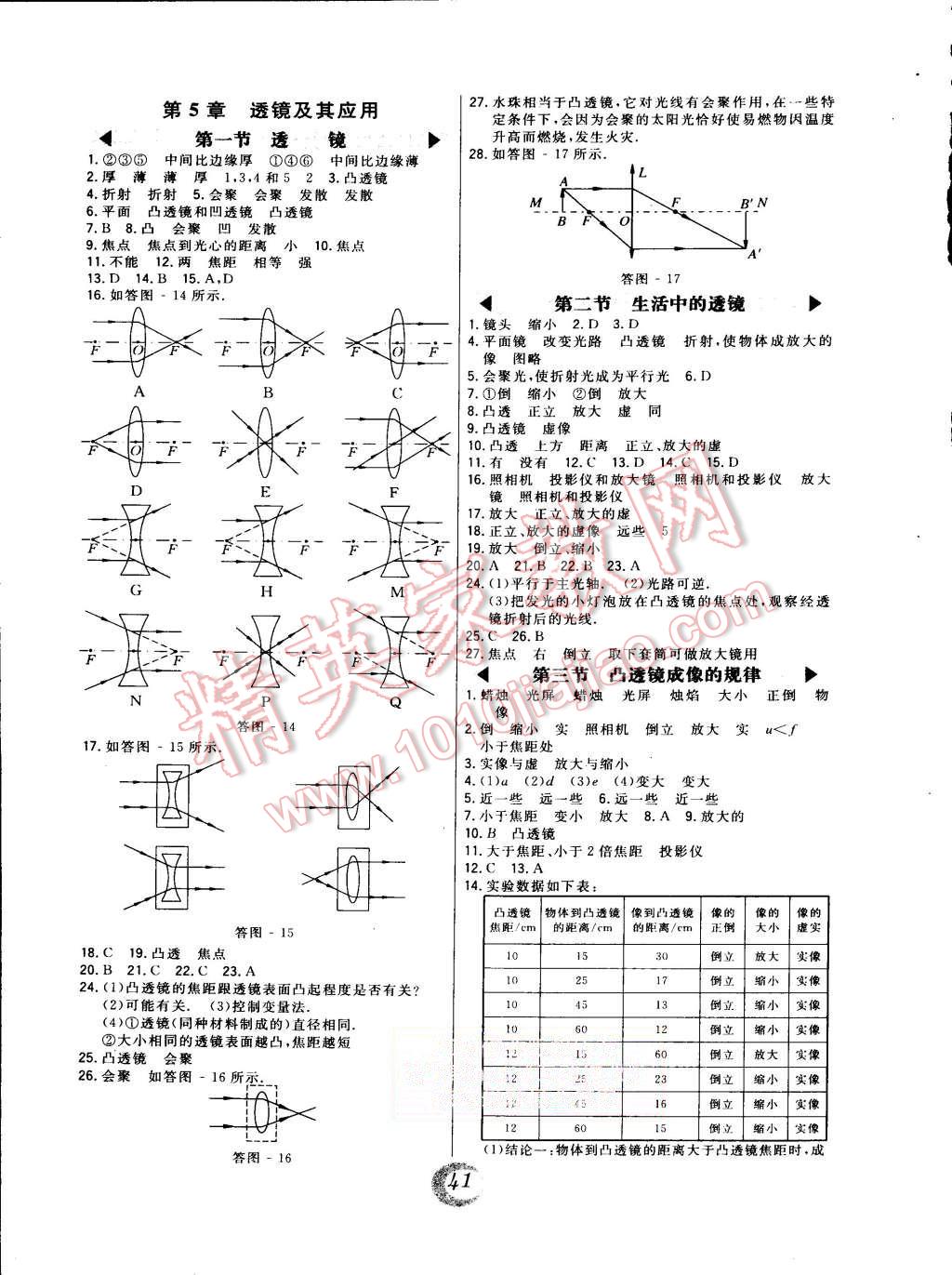 2015年北大綠卡課時(shí)同步講練八年級(jí)物理上冊(cè)人教版 第5頁