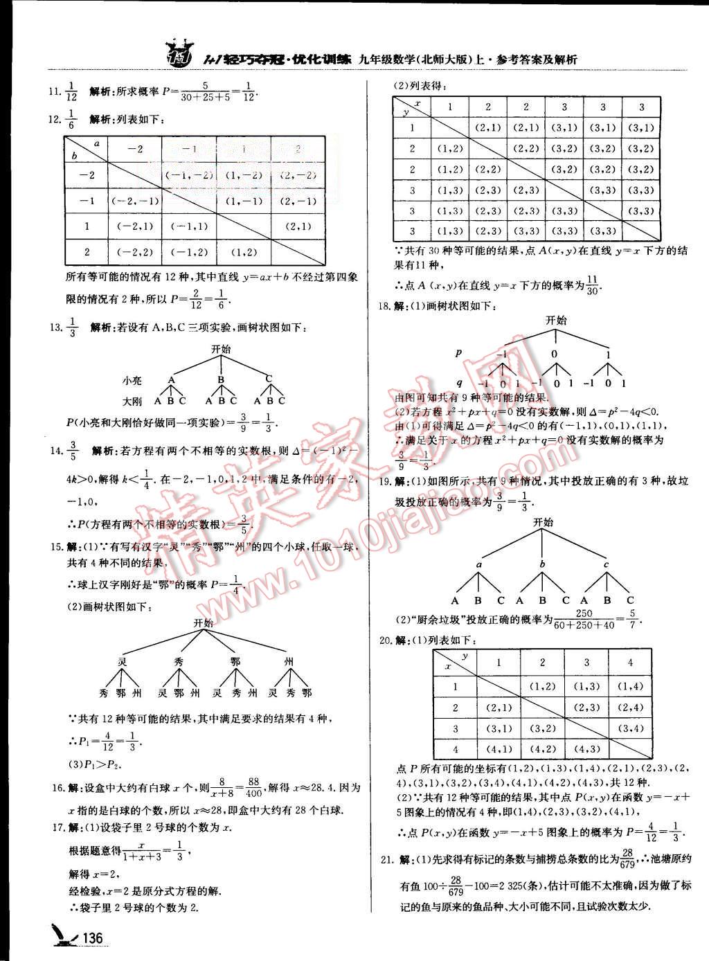 2015年1加1轻巧夺冠优化训练九年级数学上册北师大版银版 第17页