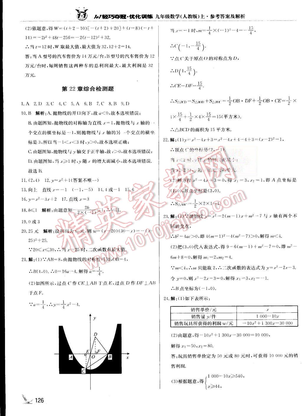 2015年1加1轻巧夺冠优化训练九年级数学上册人教版银版 第15页