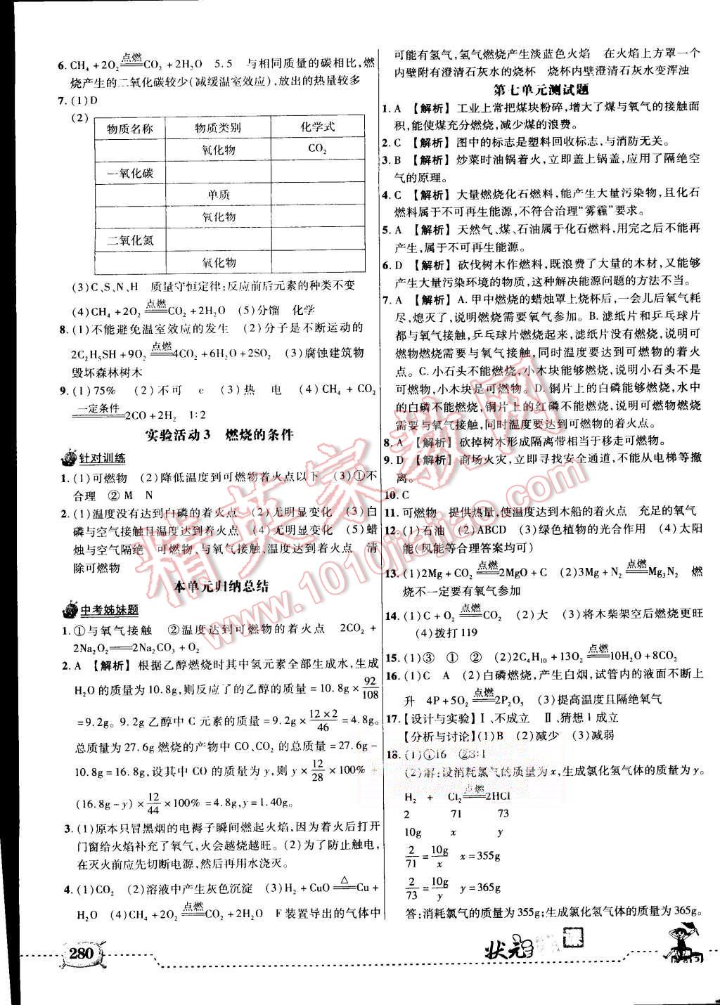 2015年黃岡狀元成才路狀元大課堂九年級(jí)化學(xué)上冊(cè)人教版 第17頁(yè)