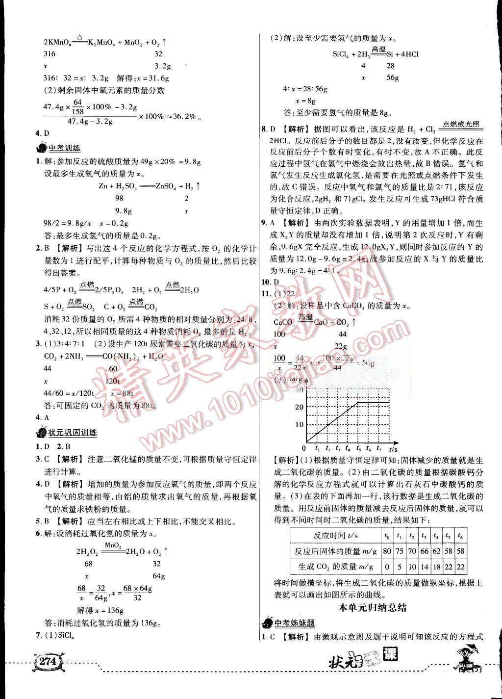 2015年黃岡狀元成才路狀元大課堂九年級(jí)化學(xué)上冊(cè)人教版 第11頁(yè)