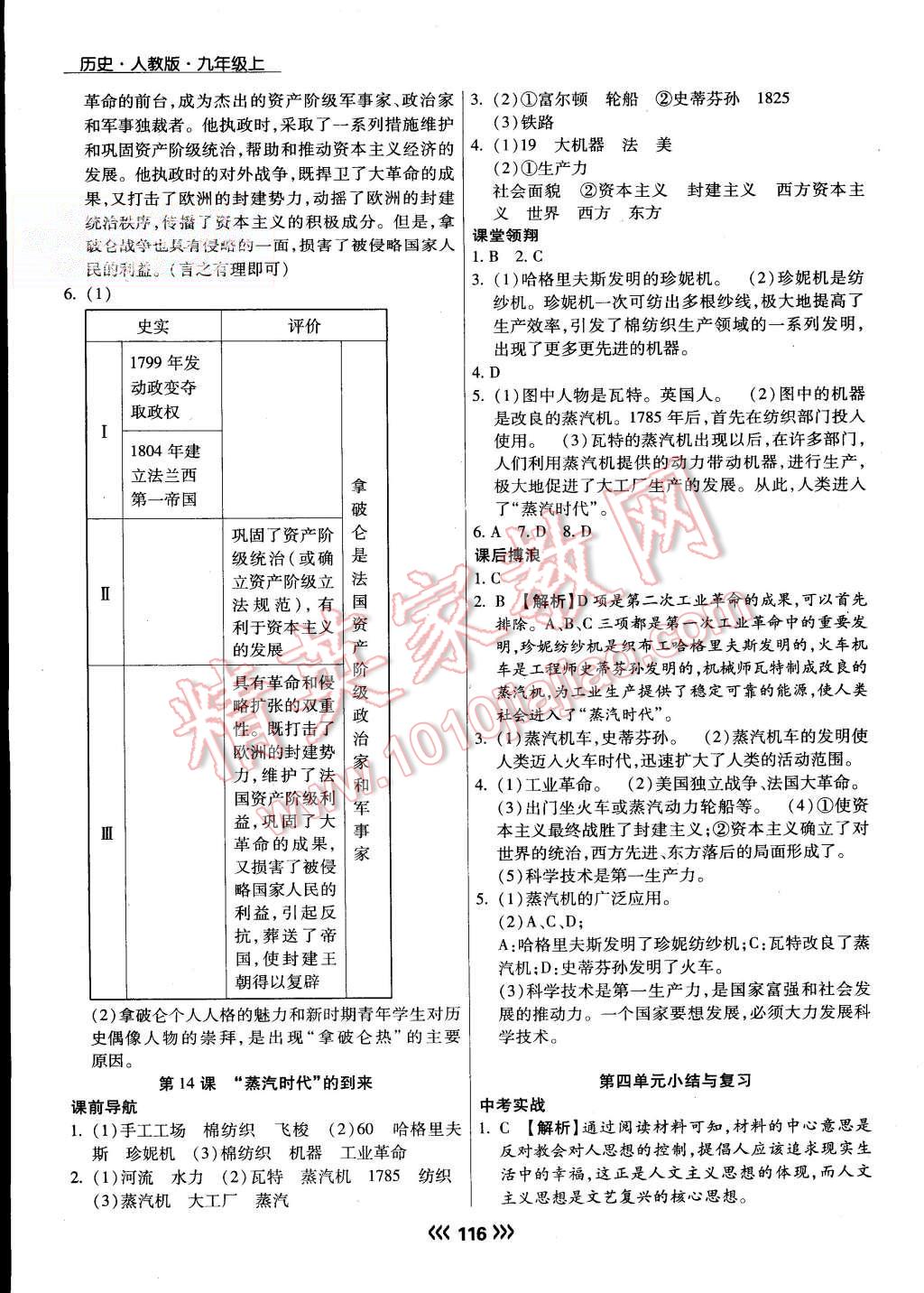 2015年學升同步練測九年級歷史上冊人教版 第8頁