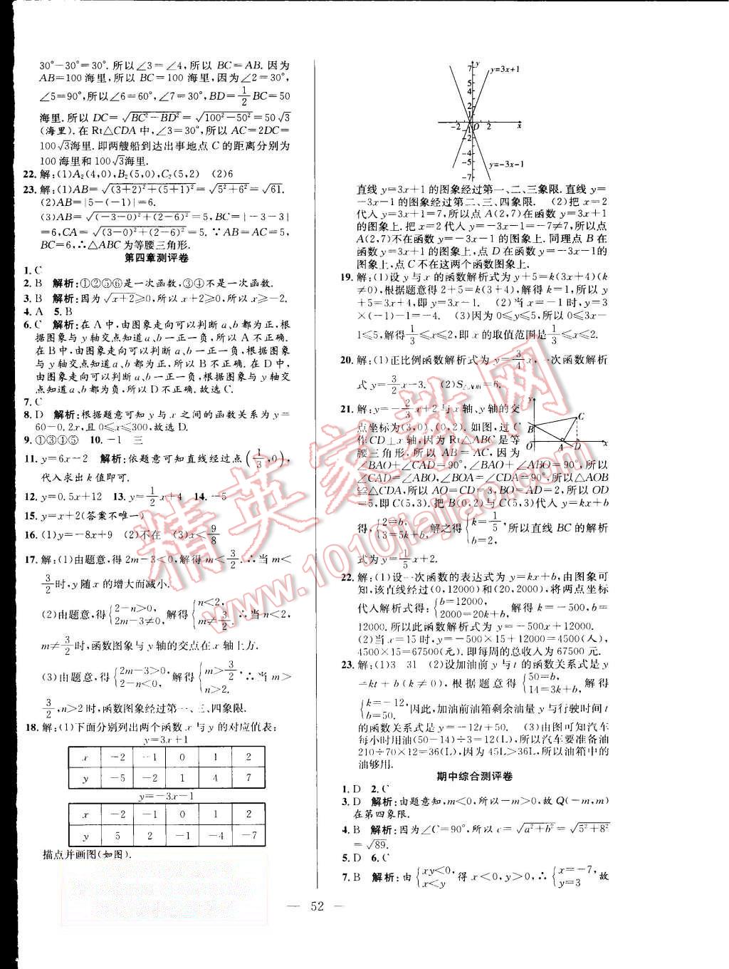 2015年激活思維智能訓(xùn)練八年級數(shù)學(xué)上冊北師大版 第16頁