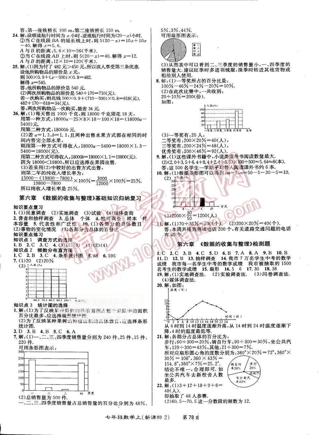 2015年百所名校精點(diǎn)試題七年級(jí)數(shù)學(xué)上冊北師大版 第6頁