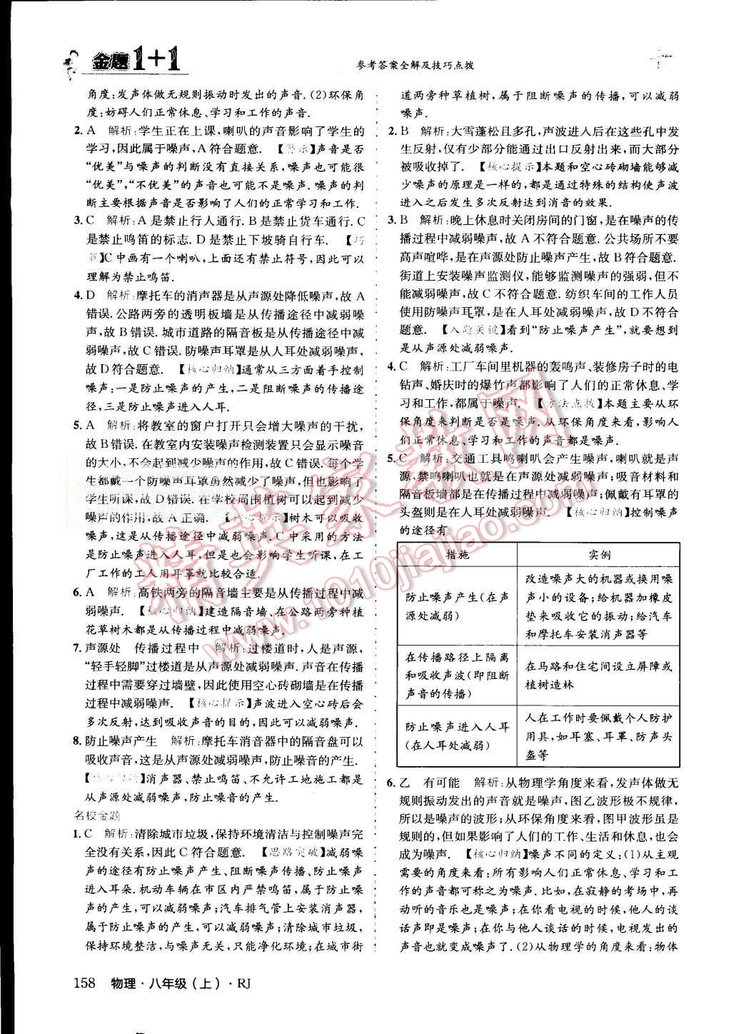 2015年金題1加1八年級(jí)物理上冊(cè)人教版 第19頁(yè)