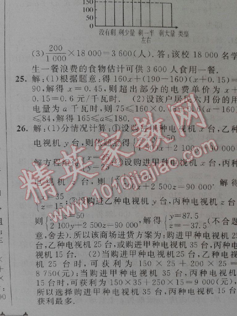 2015年神龍牛皮卷海淀單元測試AB卷七年級數(shù)學(xué)下冊人教版 第40頁