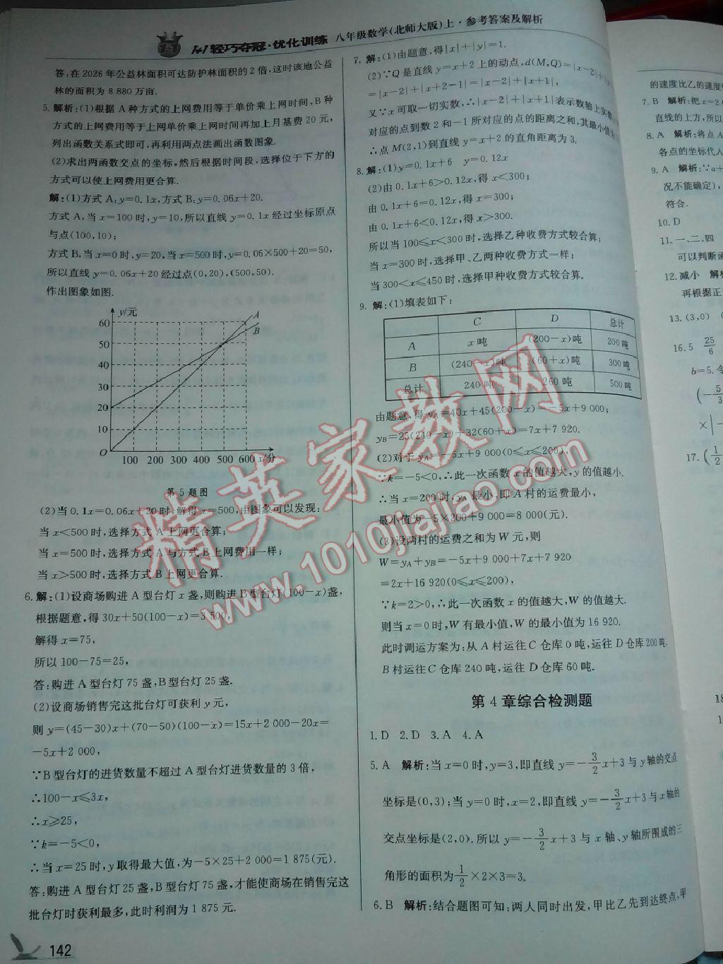 2015年1加1轻巧夺冠优化训练八年级数学上册北师大版银版 第50页