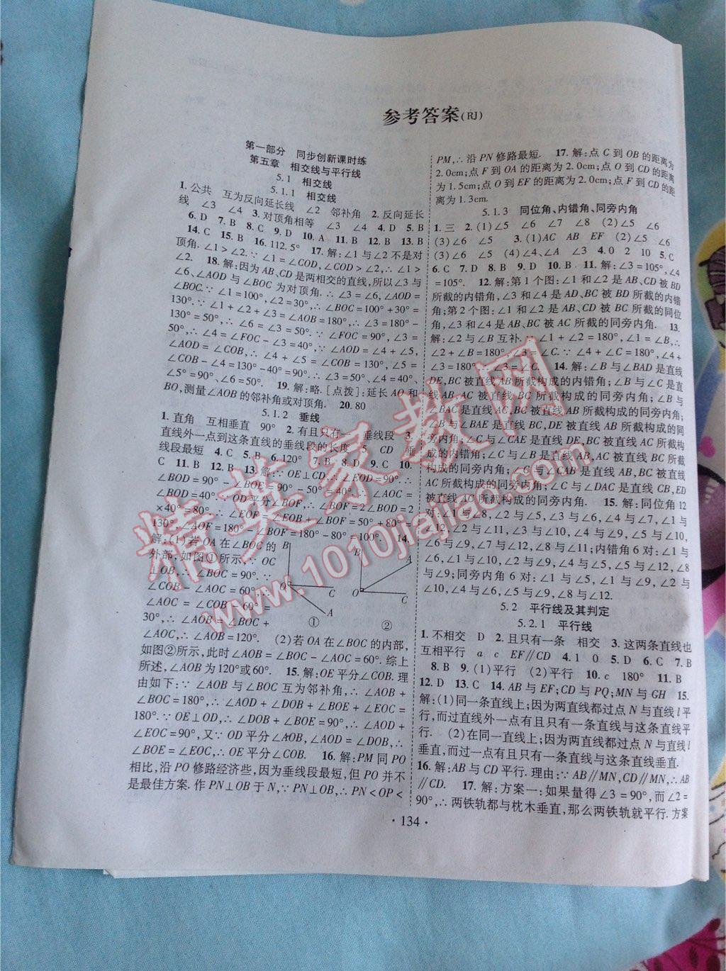 2015年暢優(yōu)新課堂七年級數(shù)學(xué)下冊人教版 第16頁