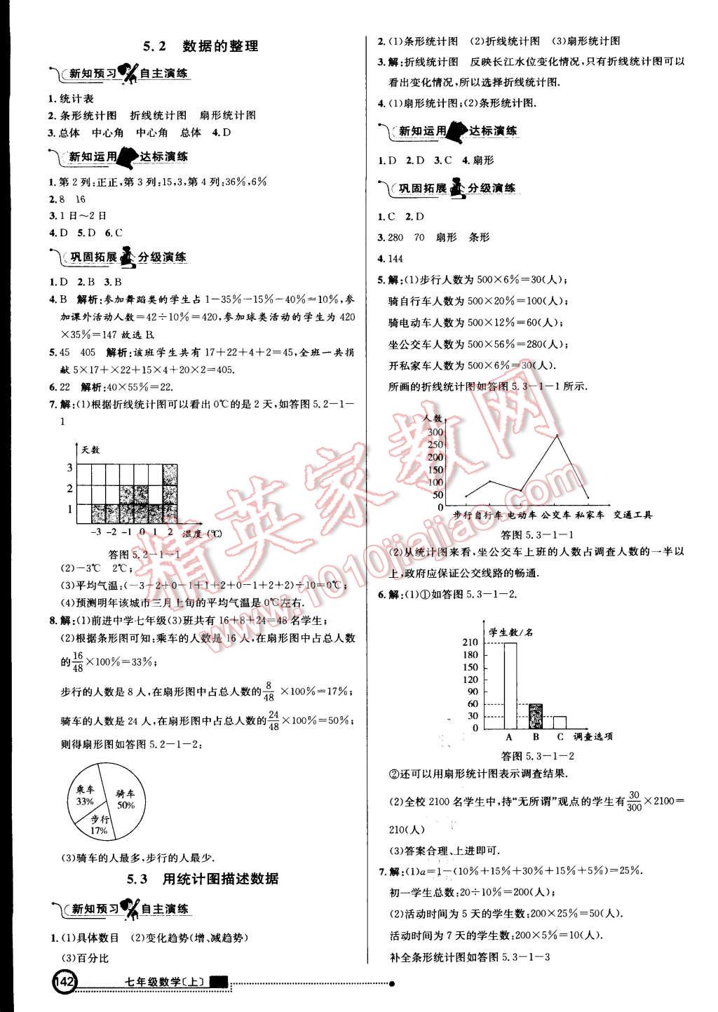 2015年练出好成绩创新学习高效课时训练七年级数学上册沪科版 第25页