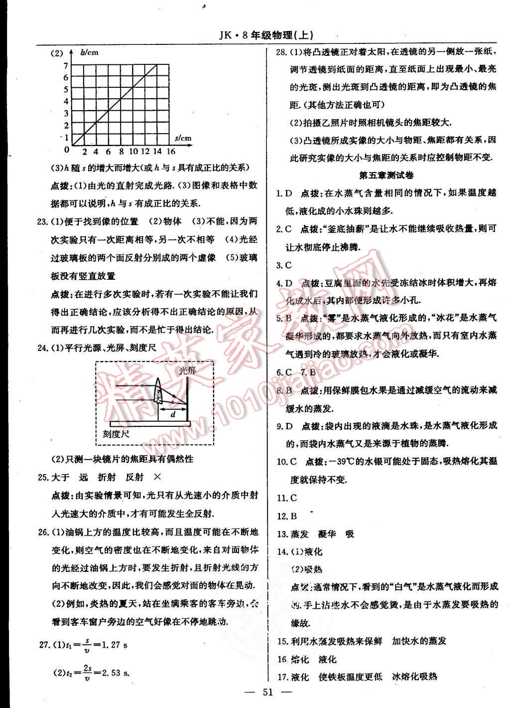 2015年高效通教材精析精練八年級(jí)物理上冊(cè)教科版 第19頁(yè)