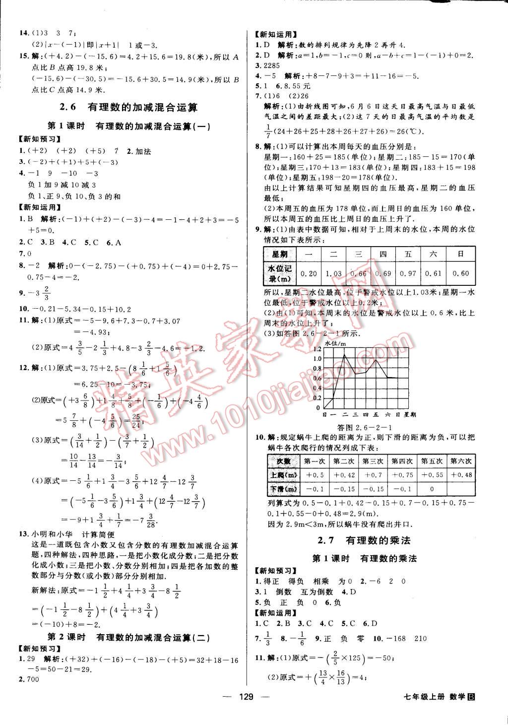 2015年练出好成绩七年级数学上册北师大版 第4页