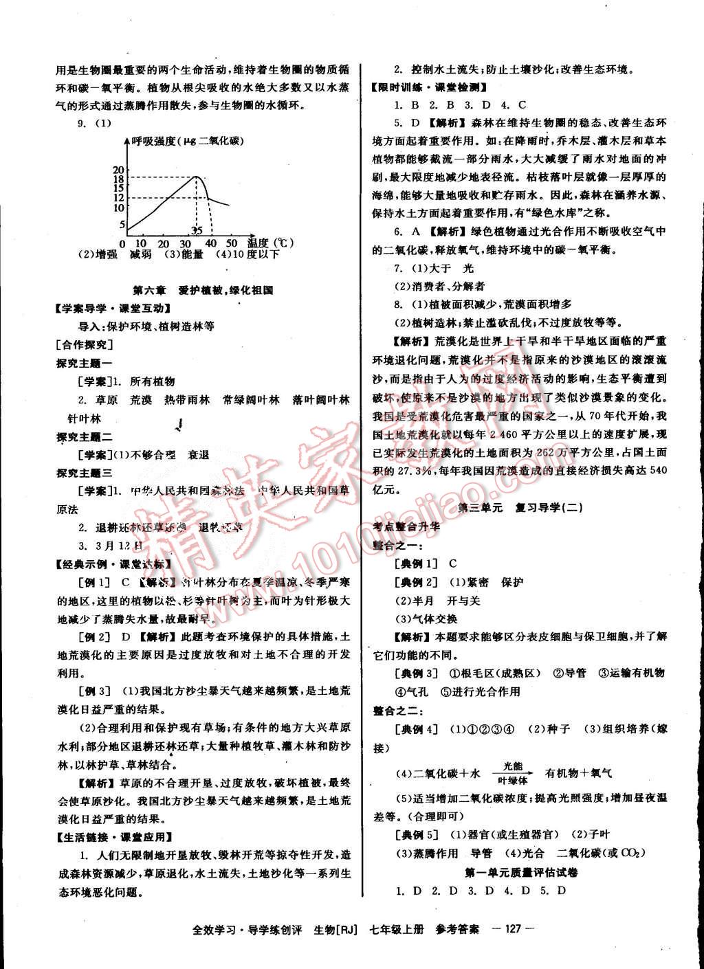 2015年全效學(xué)習(xí)七年級(jí)生物上冊人教版 第15頁