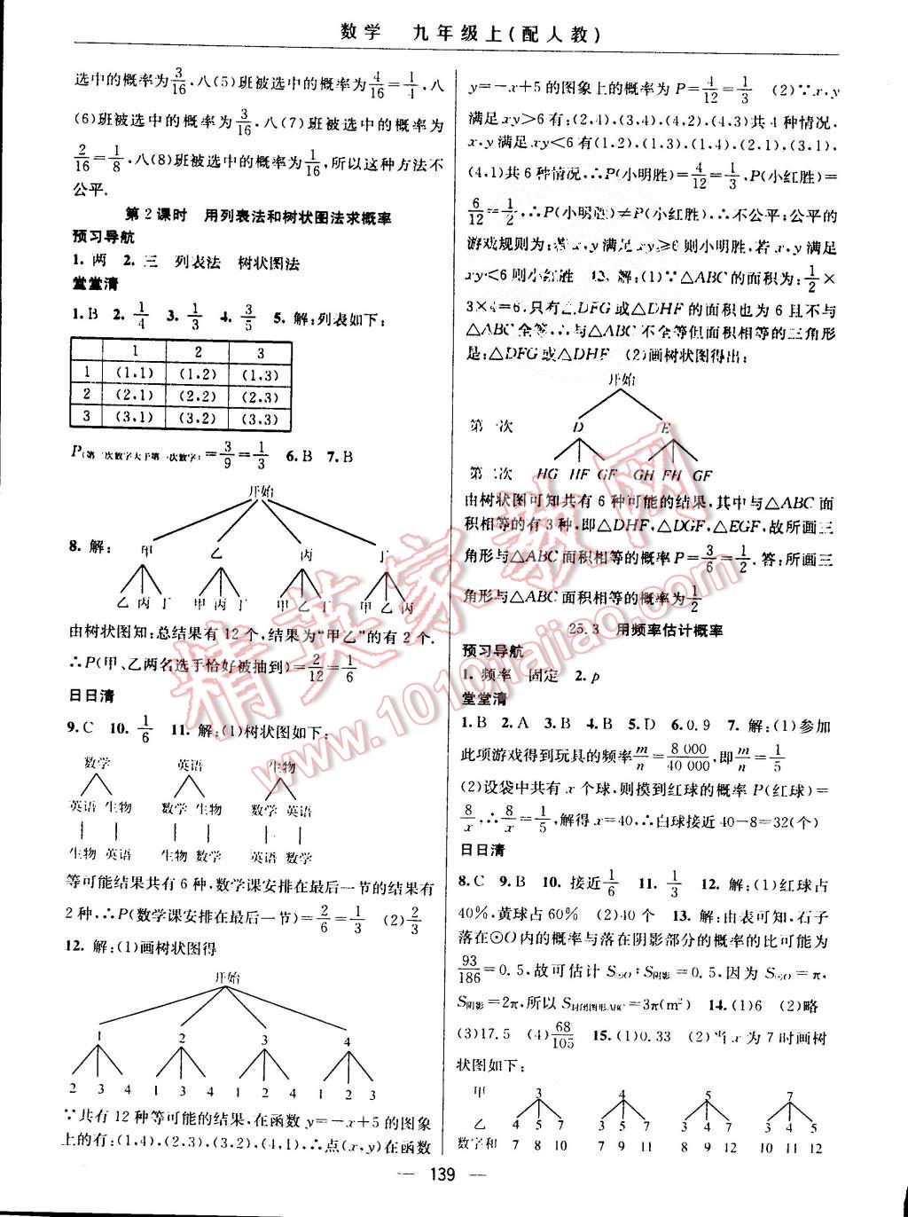 2015年四清導(dǎo)航九年級數(shù)學(xué)上冊人教版 第13頁