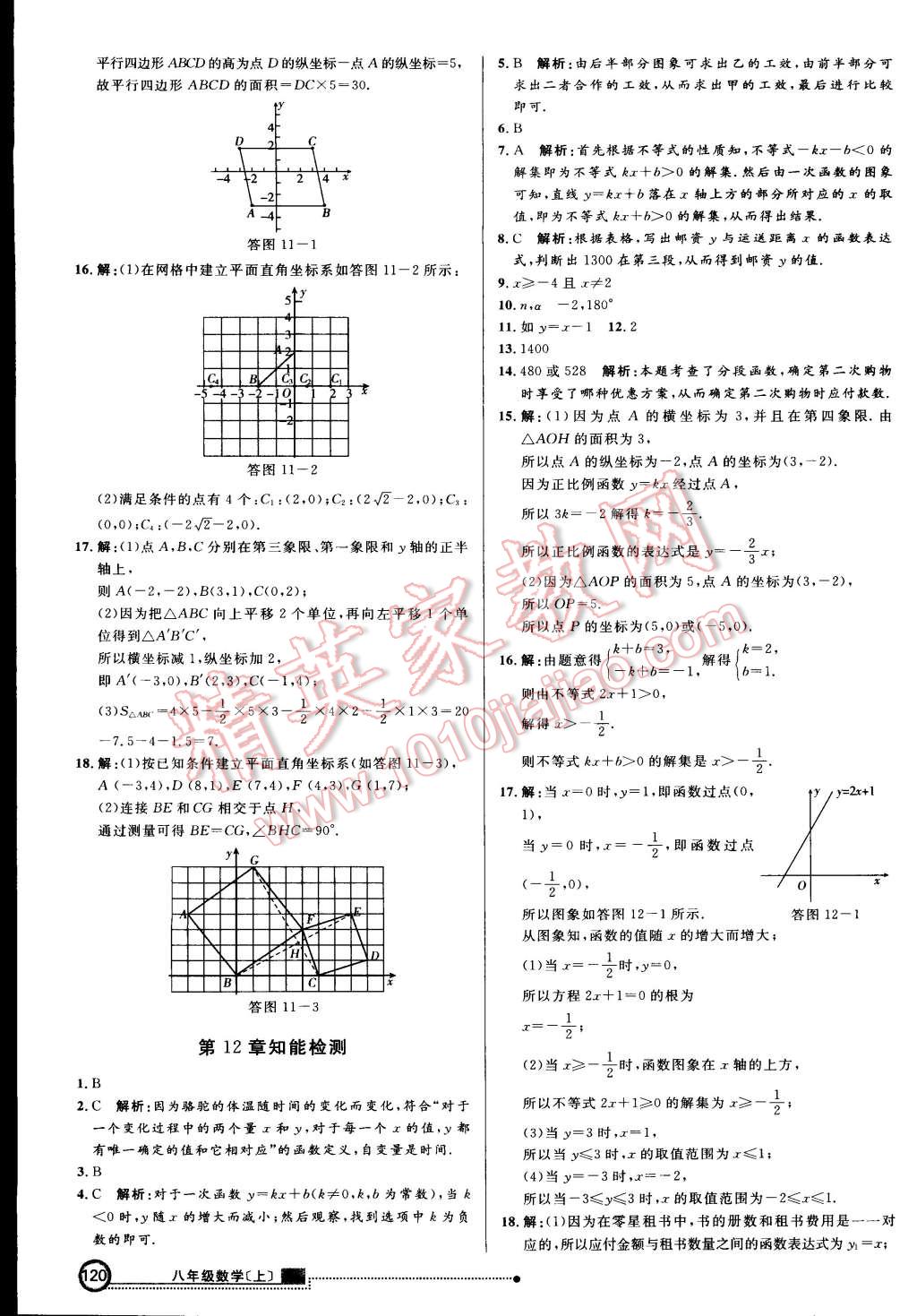 2015年練出好成績(jī)八年級(jí)數(shù)學(xué)上冊(cè)滬科版 第27頁(yè)