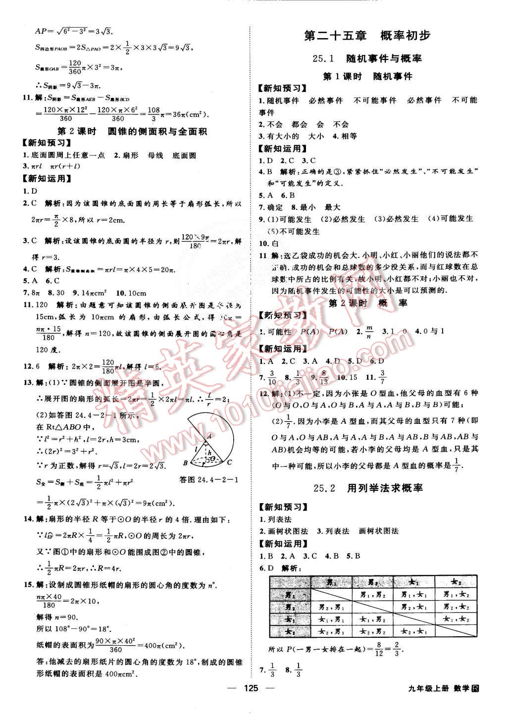 2015年練出好成績(jī)九年級(jí)數(shù)學(xué)上冊(cè)人教版 第16頁