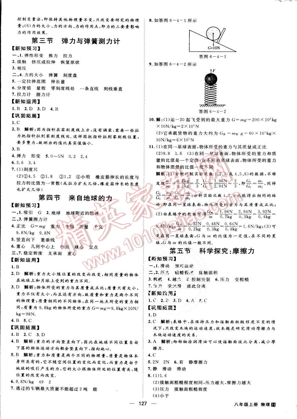 2015年練出好成績(jī)八年級(jí)物理上冊(cè)滬科版 第10頁(yè)