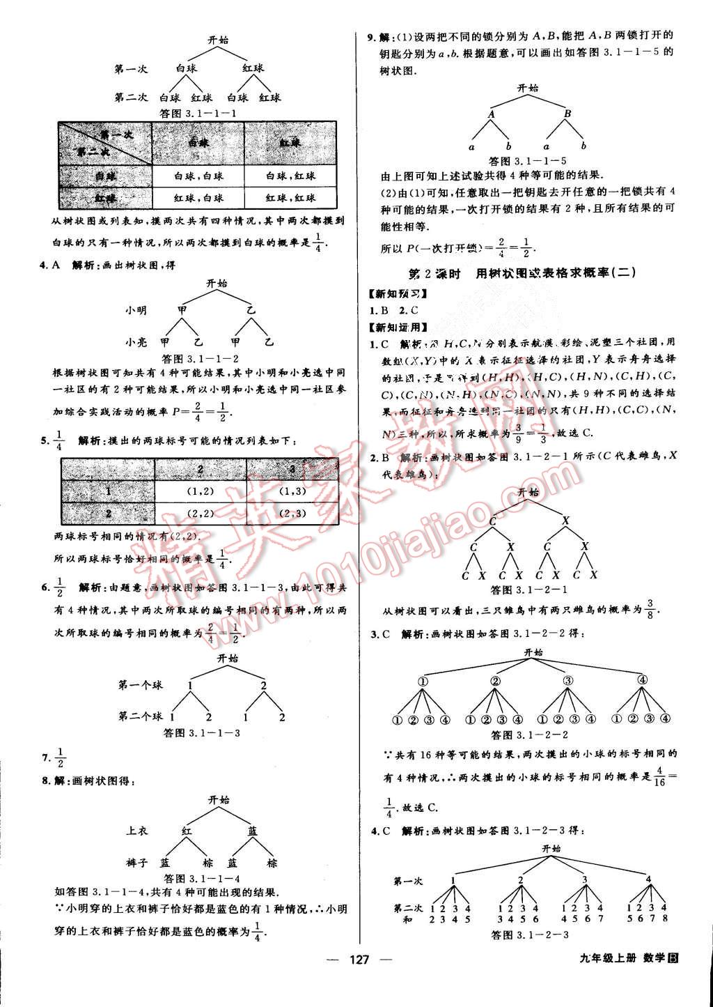 2015年练出好成绩九年级数学上册北师大版 第10页