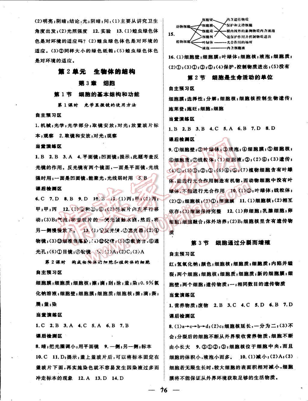 2015年精英新課堂七年級(jí)生物上冊(cè)北師大版 第2頁(yè)