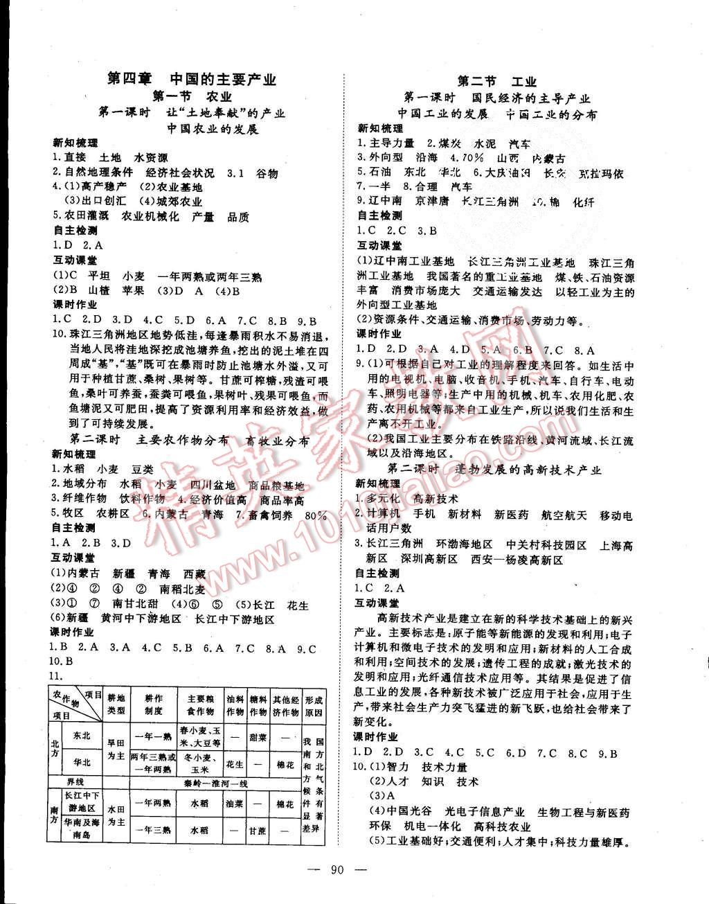 2015年探究在线高效课堂八年级地理上册湘教版 第7页