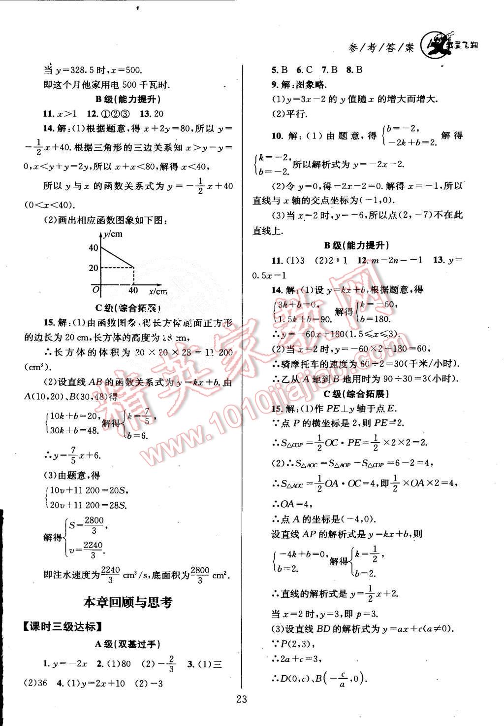 2015年天府前沿課時三級達(dá)標(biāo)八年級數(shù)學(xué)上冊北師大版 第23頁