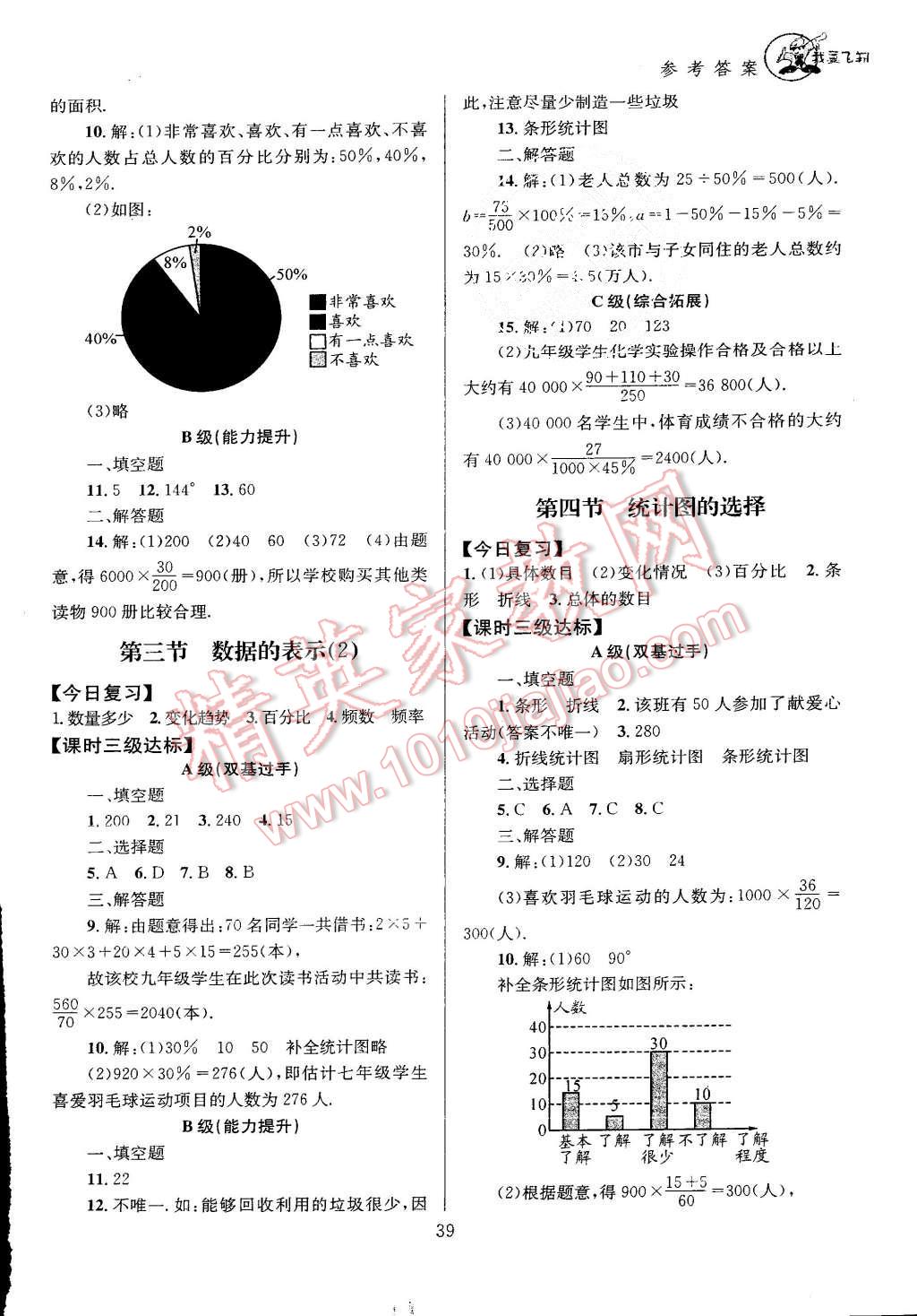 2015年天府前沿课时三级达标七年级数学上册北师大版 第39页