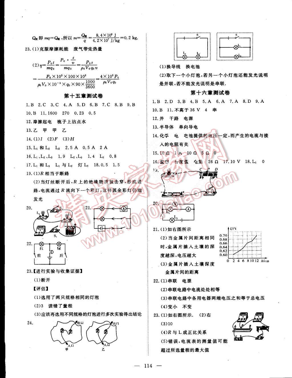 2015年探究在线高效课堂九年级物理上册人教版 第15页