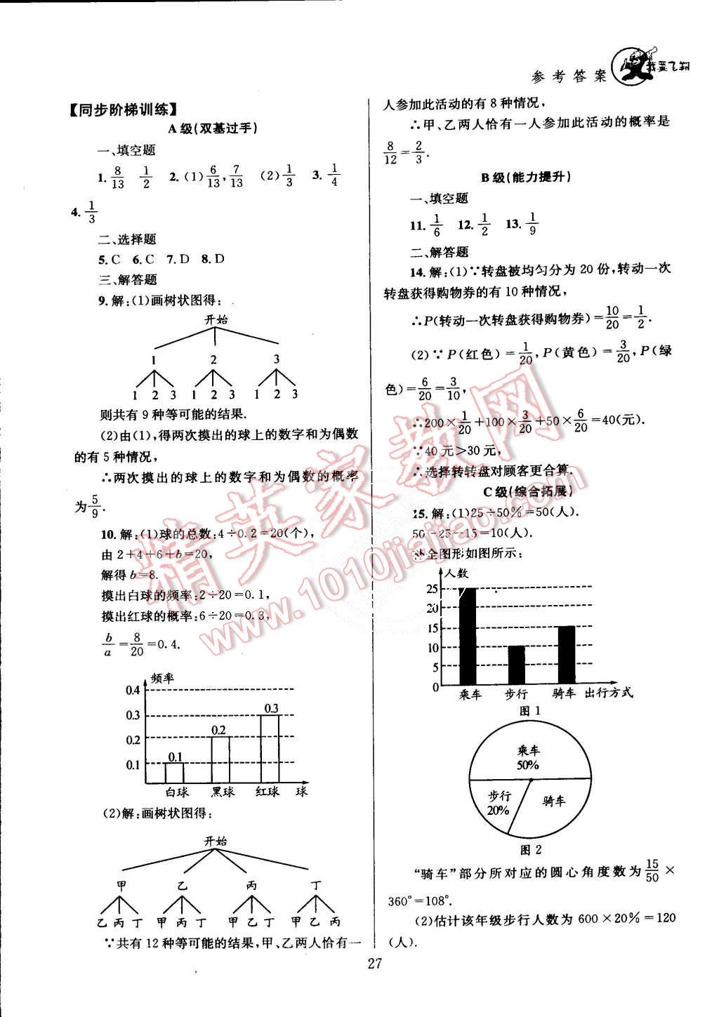 2015年天府前沿課時三級達標九年級數學上冊北師大版 第29頁