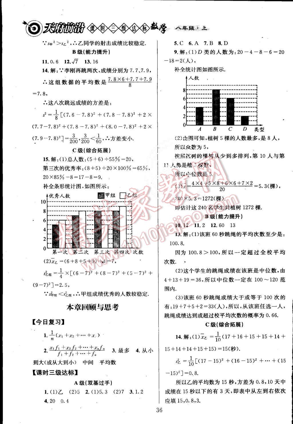 2015年天府前沿課時(shí)三級(jí)達(dá)標(biāo)八年級(jí)數(shù)學(xué)上冊(cè)北師大版 第36頁(yè)