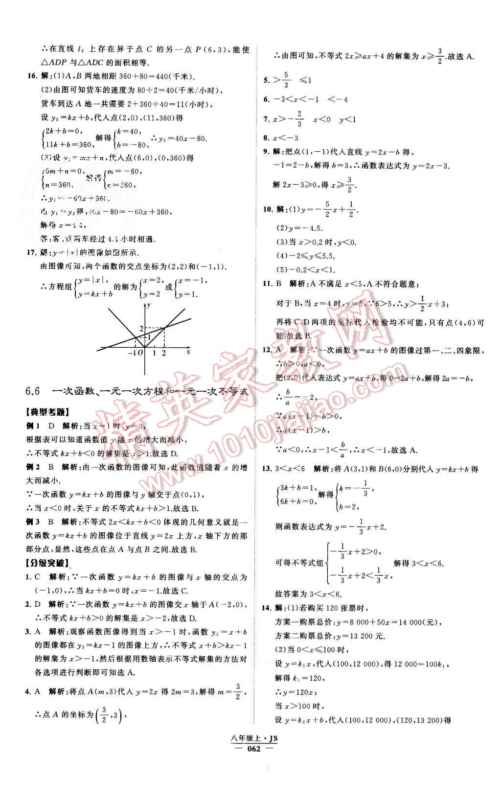 2015年经纶学典学霸八年级数学上册江苏版 第67页