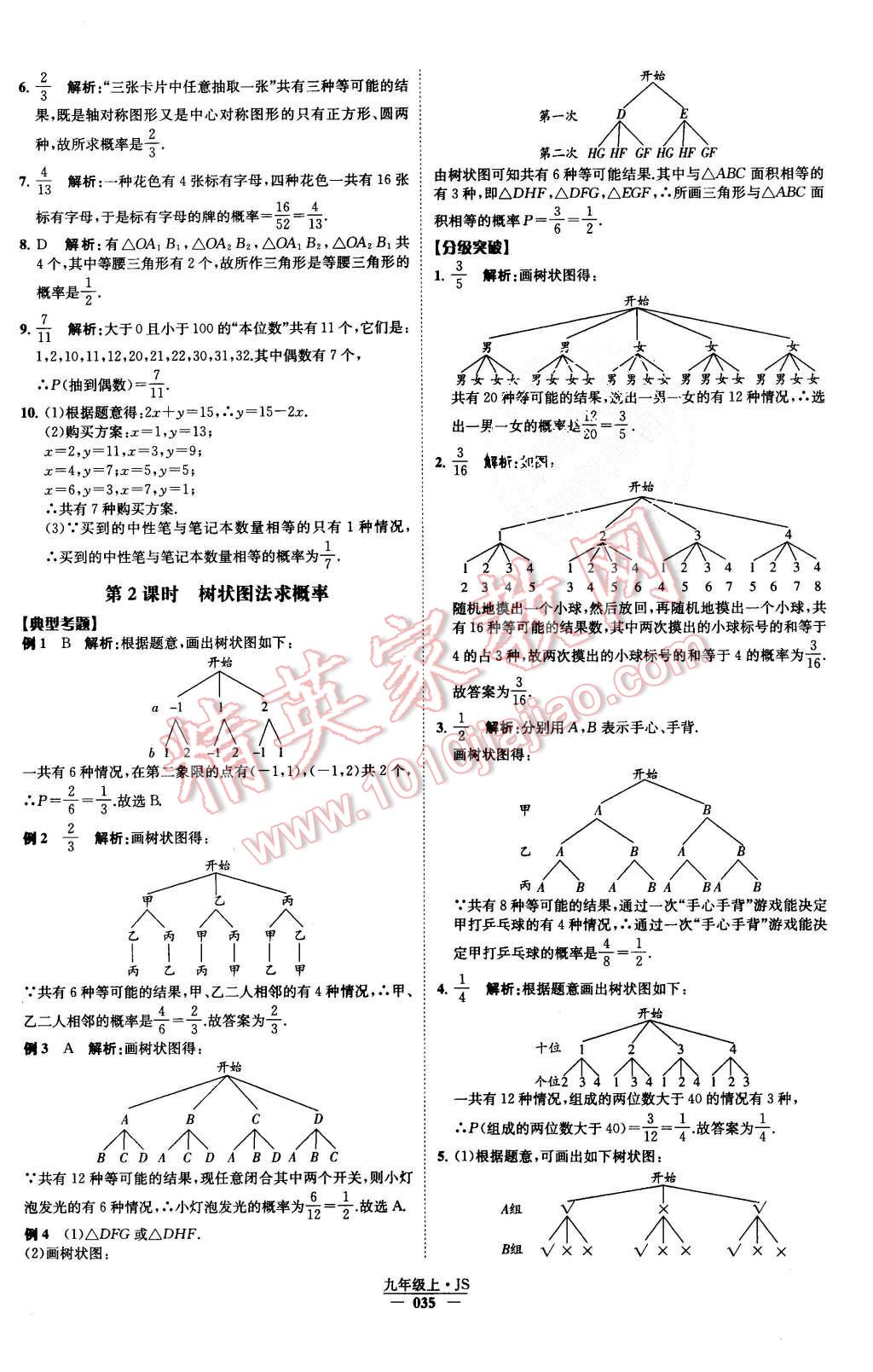 2015年經(jīng)綸學典學霸九年級數(shù)學上冊江蘇版 第38頁