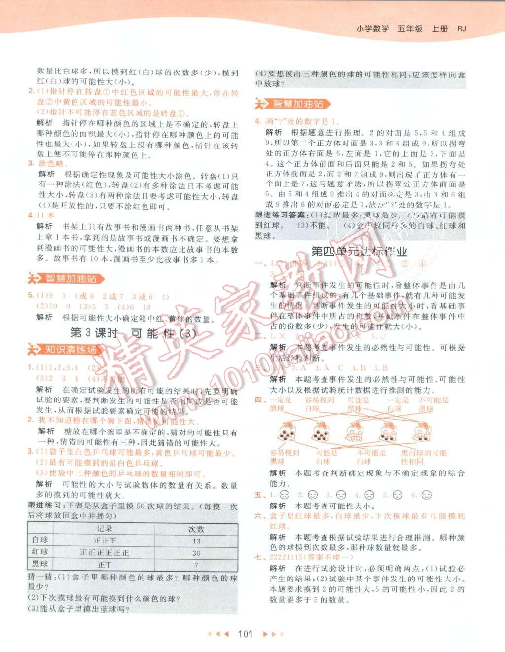 2015年53天天練五年級數(shù)學上冊人教版 第17頁