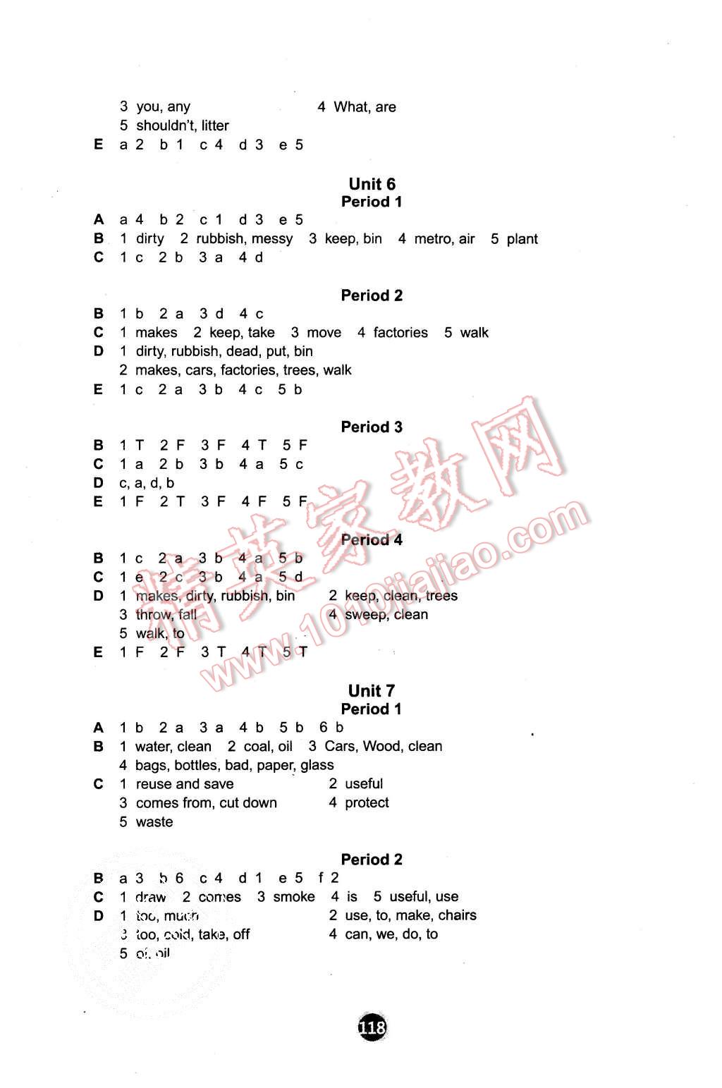 2015年小学英语课课练六年级上册译林版 第20页