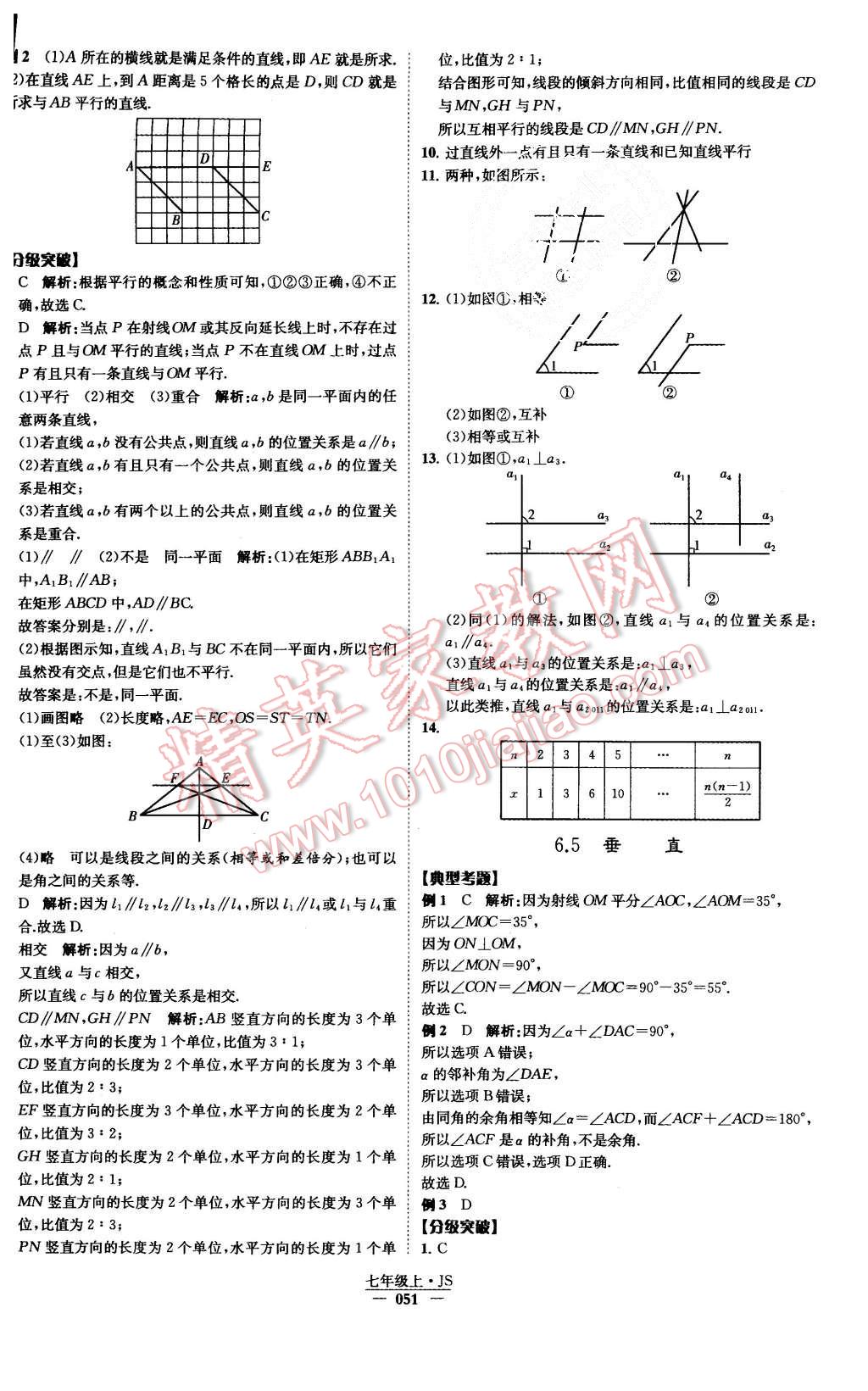 2015年經(jīng)綸學(xué)典學(xué)霸七年級數(shù)學(xué)上冊江蘇版 第56頁