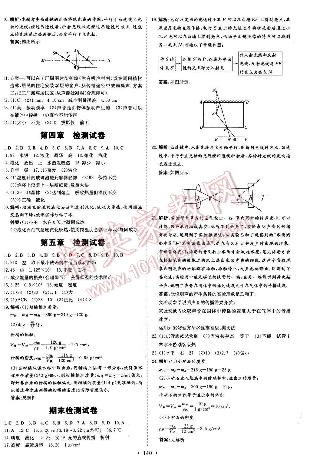 2015年初中同步学习导与练导学探究案八年级物理上册粤沪版 第12页