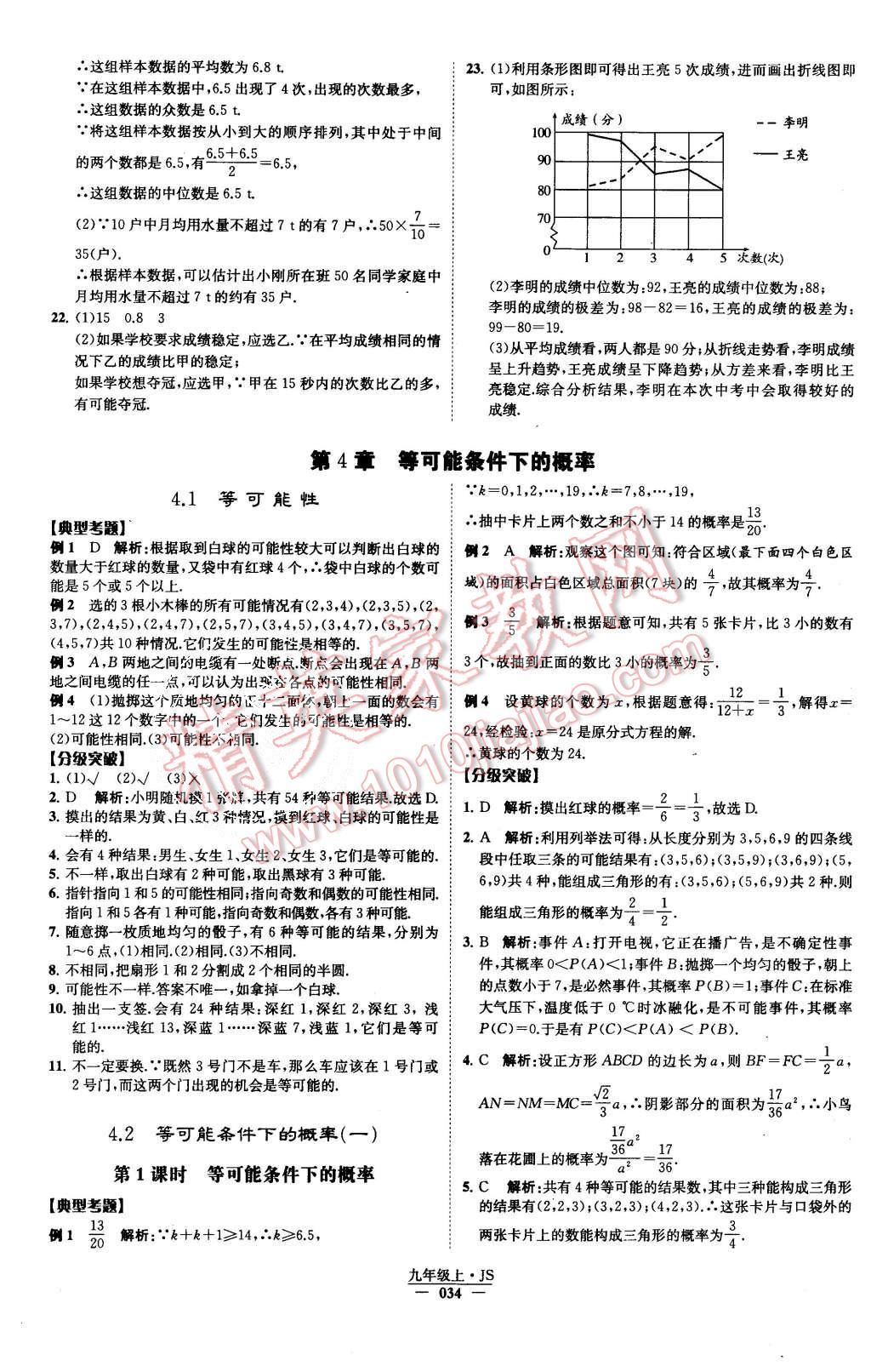 2015年經(jīng)綸學(xué)典學(xué)霸九年級數(shù)學(xué)上冊江蘇版 第36頁