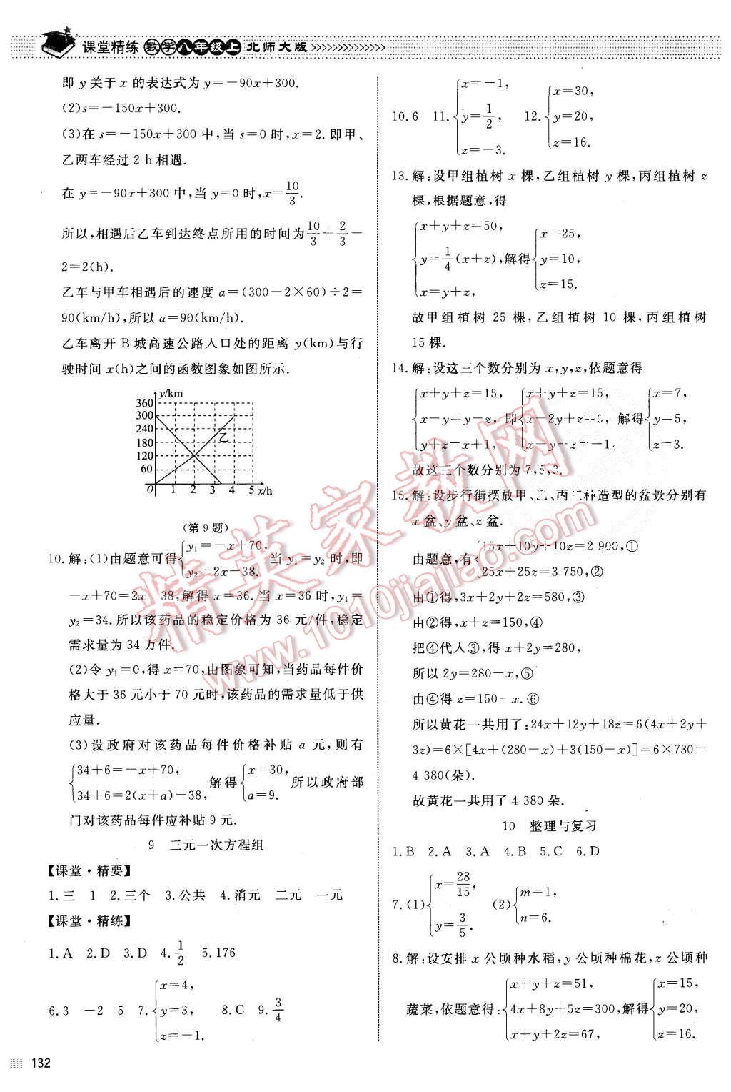 2015年課堂精練八年級數(shù)學(xué)上冊北師大版 第19頁