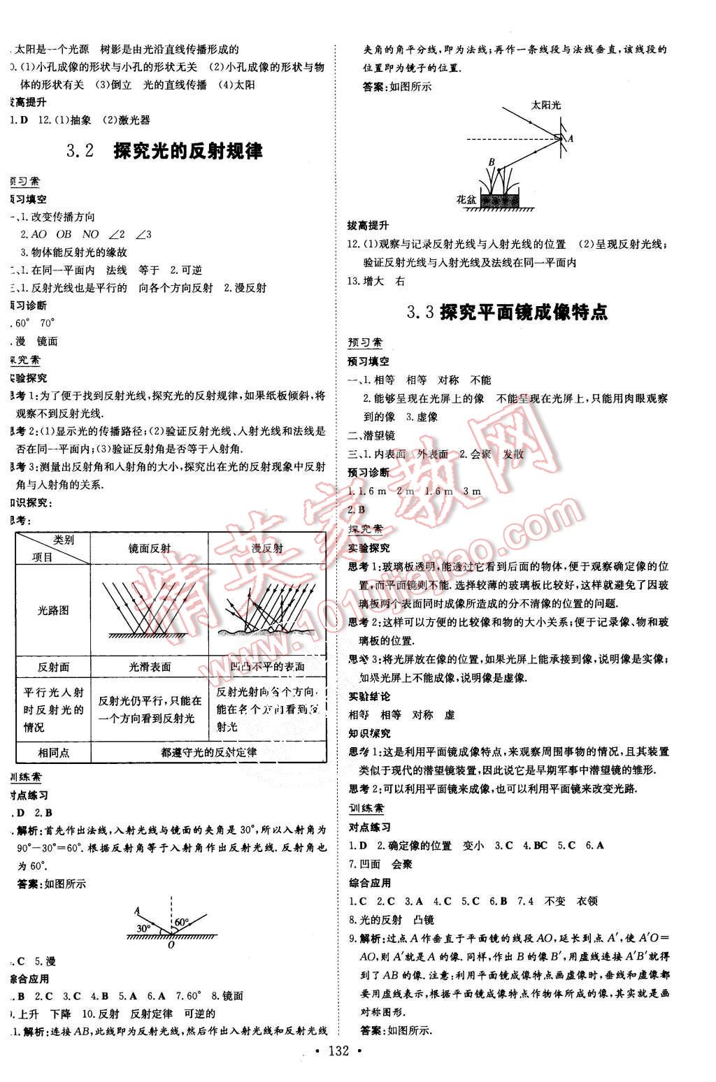 2015年初中同步学习导与练导学探究案八年级物理上册粤沪版 第4页