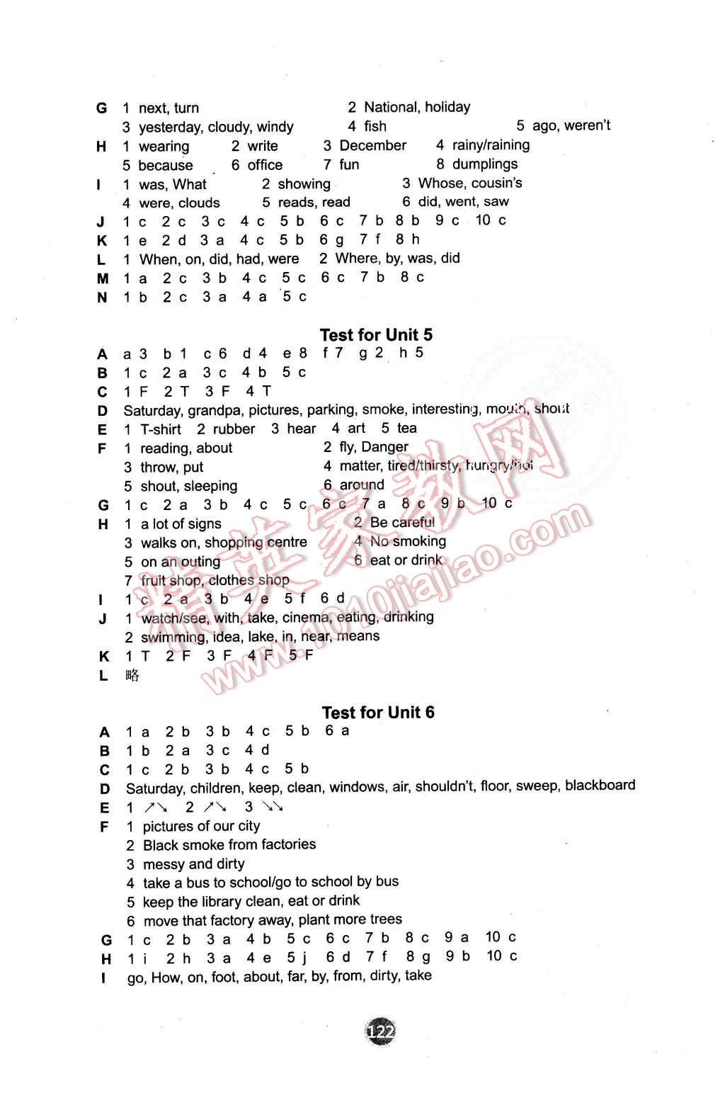 2015年小学英语课课练六年级上册译林版 第24页