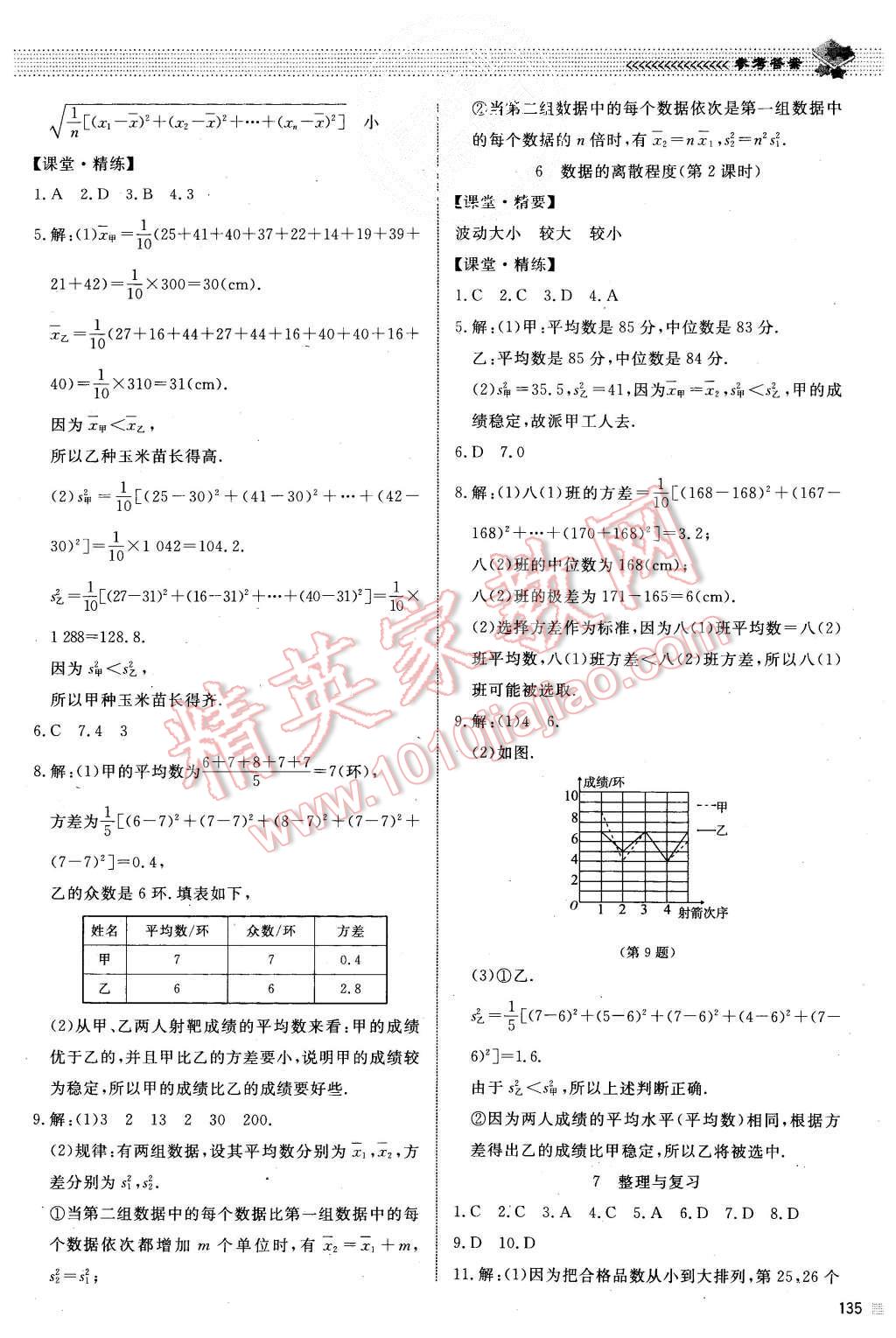 2015年課堂精練八年級(jí)數(shù)學(xué)上冊(cè)北師大版 第22頁(yè)