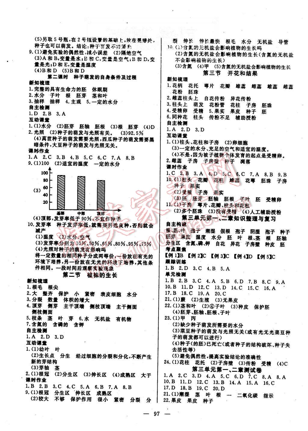 2015年探究在線高效課堂七年級生物上冊人教版 第6頁