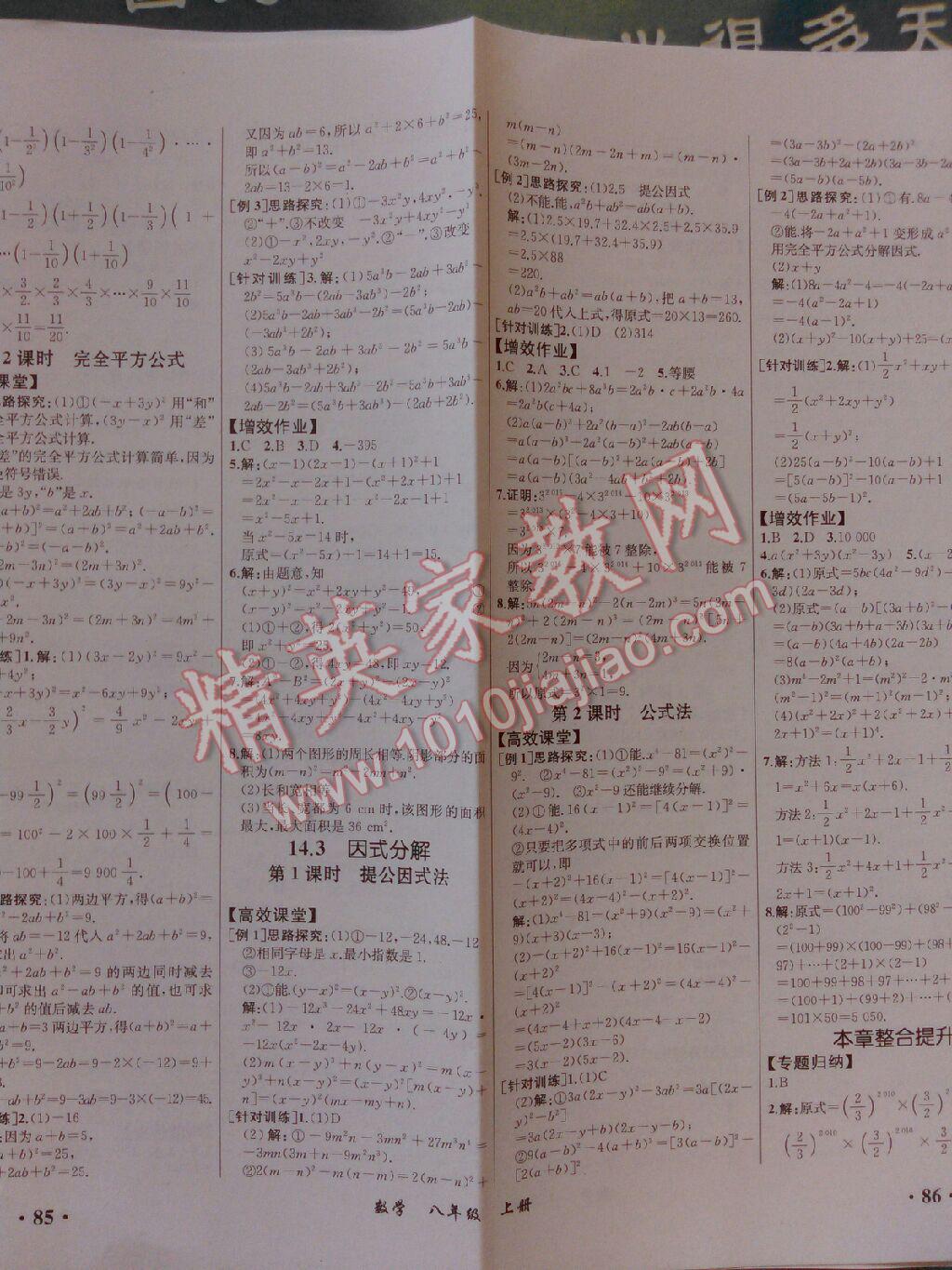 人教金學(xué)典同步練習(xí)冊(cè)同步解析與測(cè)評(píng)八年級(jí)數(shù)學(xué)上冊(cè)人教版 第23頁