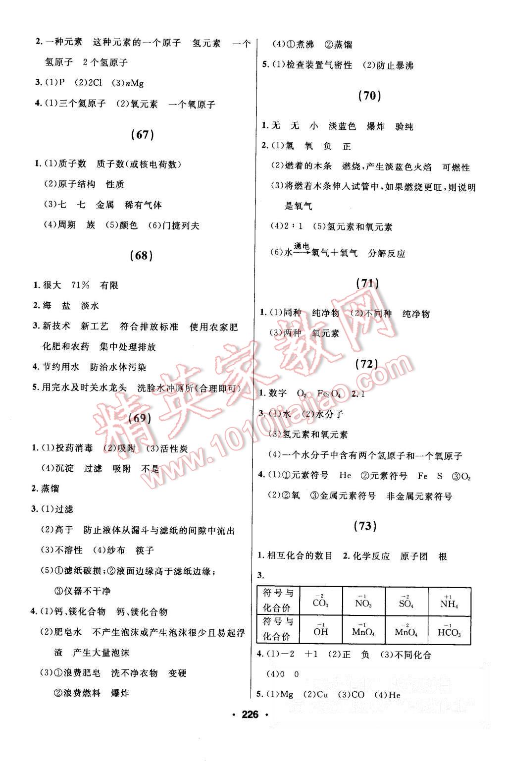 2015年試題優(yōu)化課堂同步九年級化學(xué)上冊人教版 第16頁